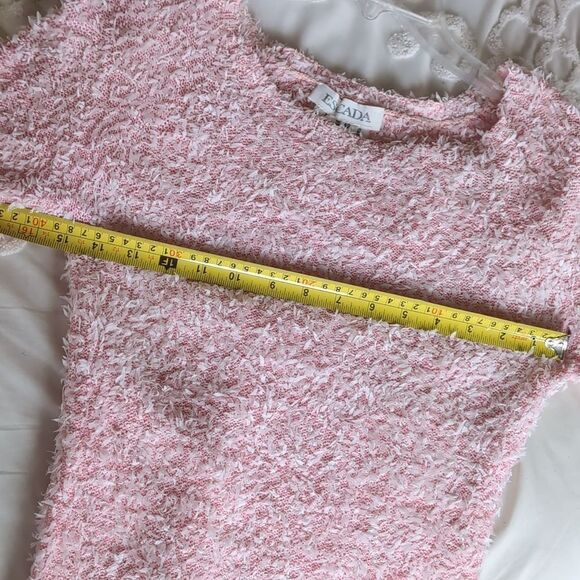 Escada 🩷 Woven Textured Lightweight Sweater - Picture 7 of 12